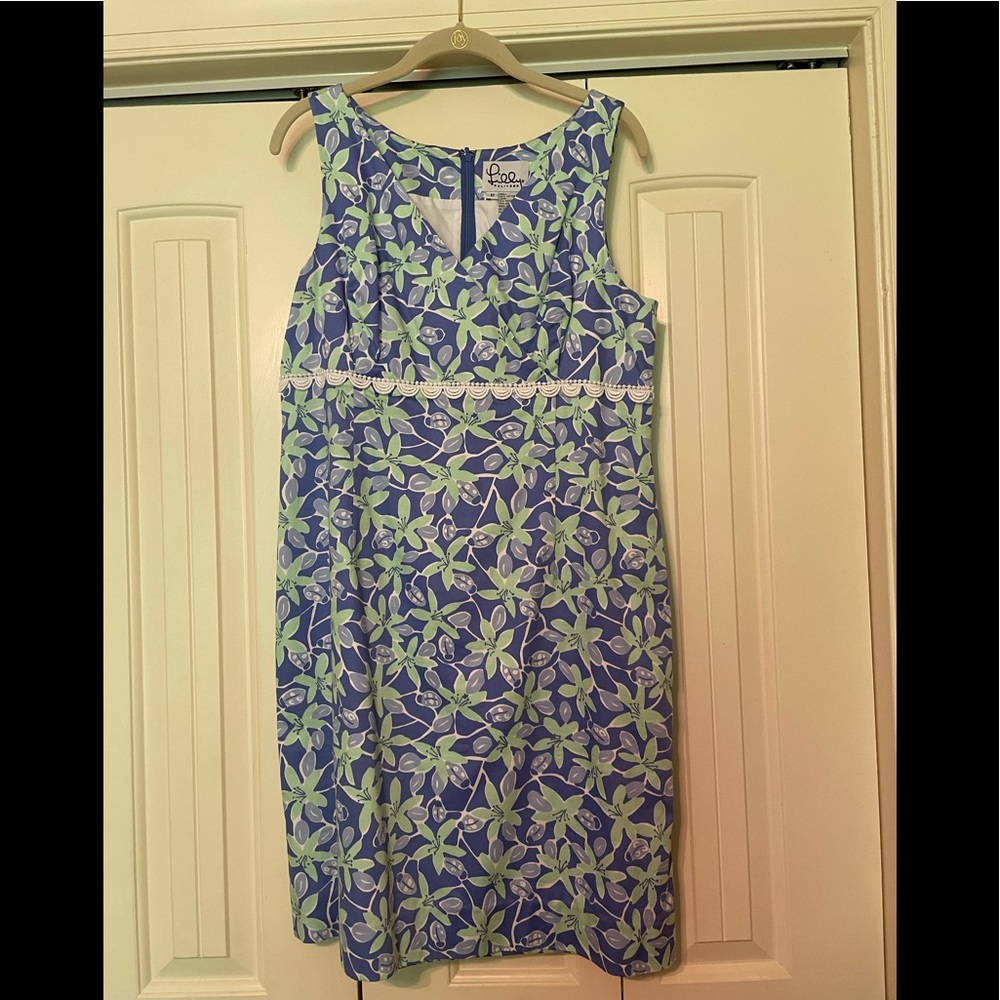 Vintage White label Lilly Pulitzer shift dress size 12